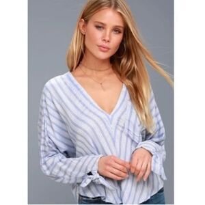 Free People Morning Striped Dolman Top XS